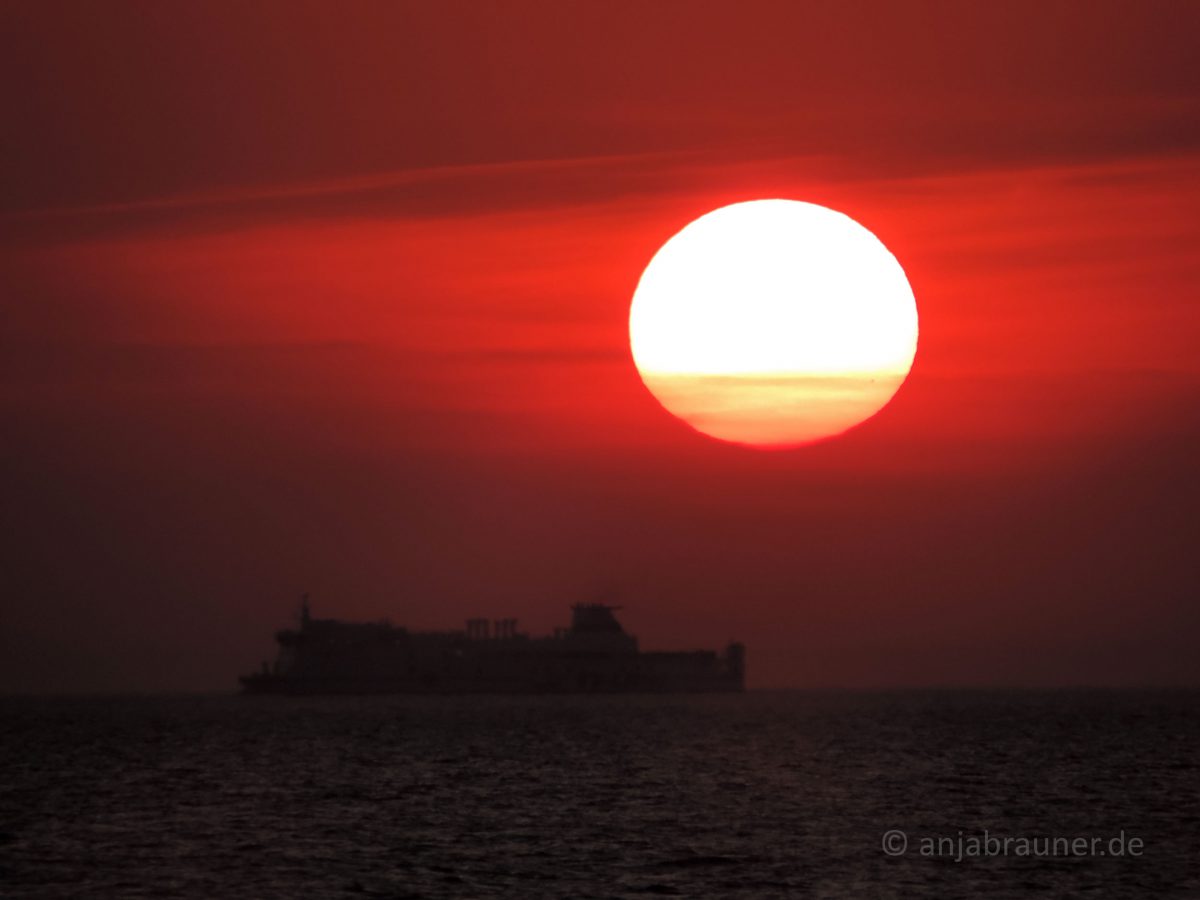 Sonnenuntergang an der Ostsee