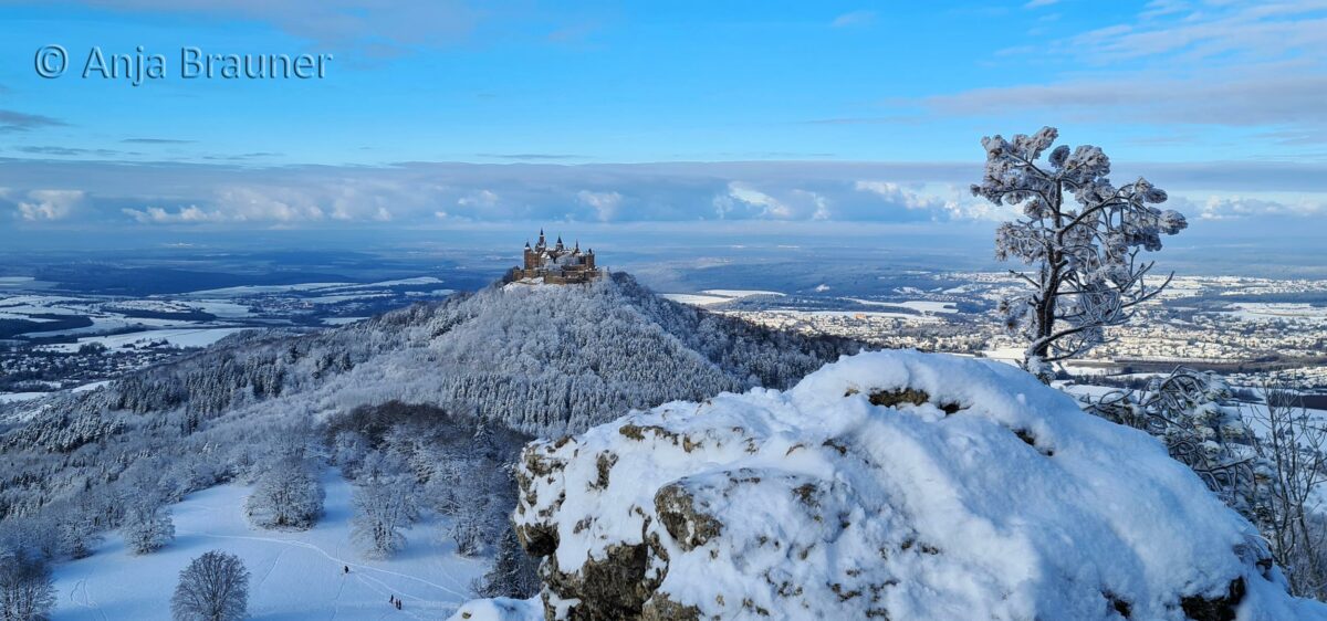 Blick auf die Burg Hohenzollern