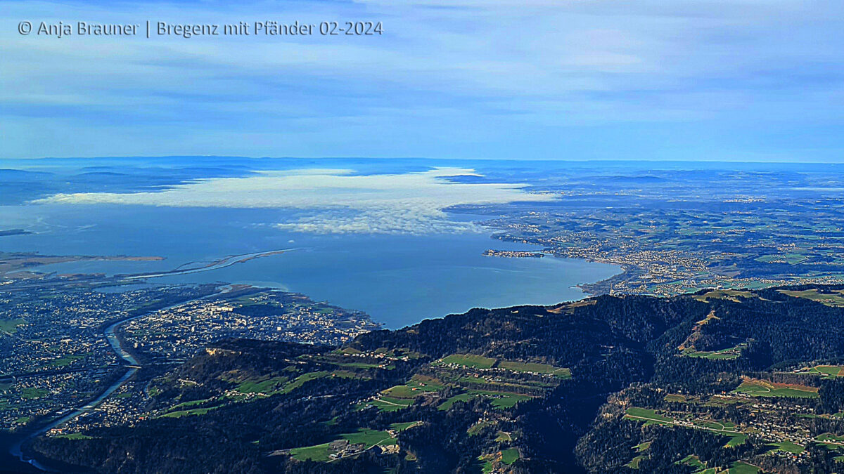 Nebel über dem Bodensee